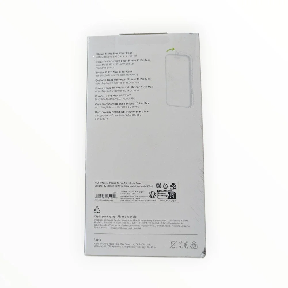 X2-O Apple iPhone 17 Pro Clear Case with MagSafe and Camera Control‎